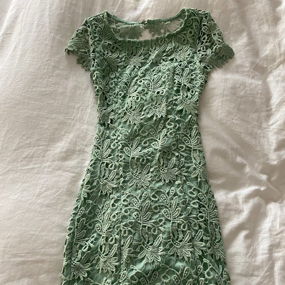 Lulus Mint Lace Dress